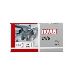 AGRAFES NOVUS 24/6 PAQUET DE 1000